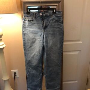 Super high rise ankle jeans